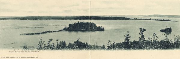 View of Sawyer Harbor as seen from Government Bluff.