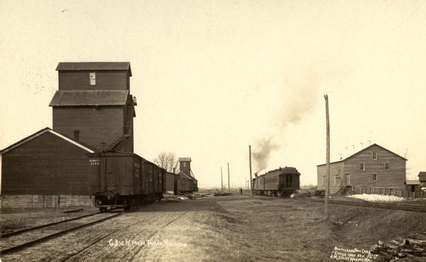 Green Bay & Western train yards.