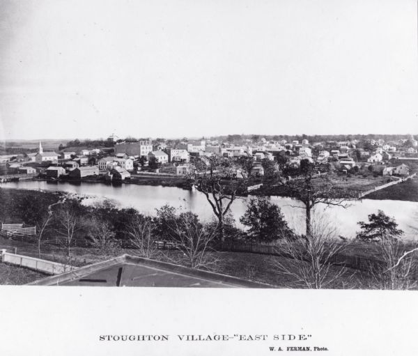 Elevated view of the east side of Stoughton.