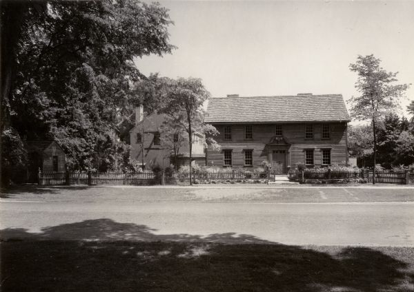Exterior view of a Mission House built in about 1740.
