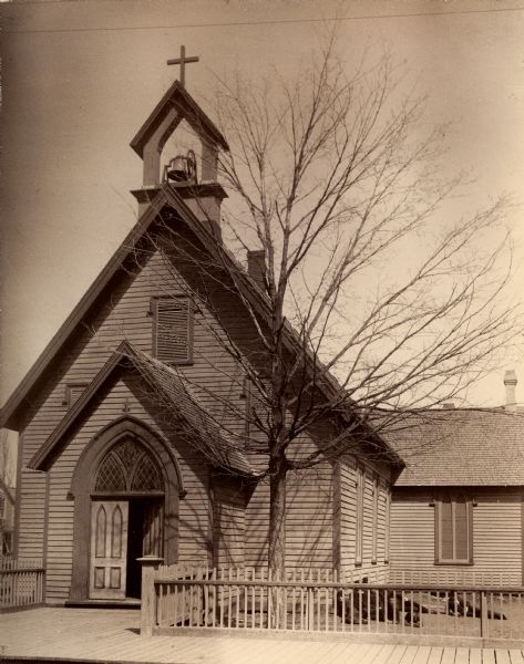 First Episcopal Church of the Intercession, erected in 1853.