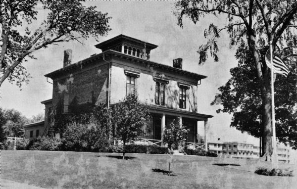 Taylor residence, 3110 Erie Avenue, built in 1850 by Judge David Taylor.  Restored for county museum use in 1953.