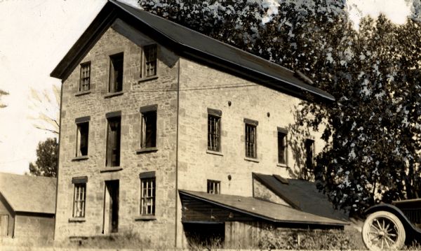 Exterior view of a mill.