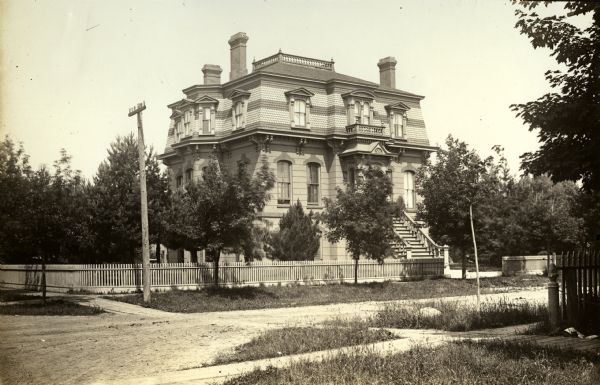 Exterior view of the Frederick Graham residence.