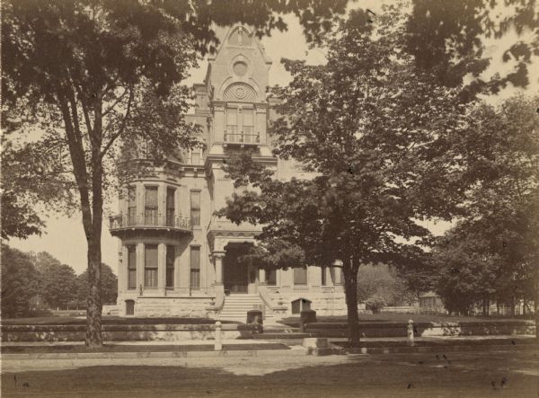 Exterior view of the M.B. Erskine residence.