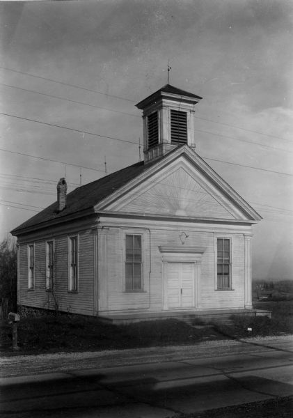 South elevation of a Baptist church.