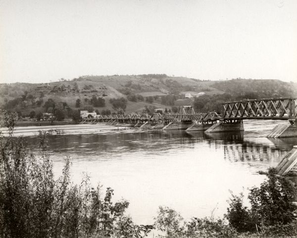 Bridge over the Wisconsin River.