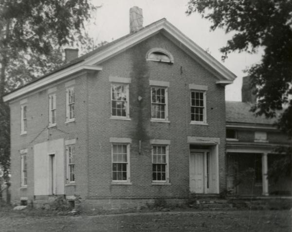 Miller house, Tolles Road, Porter Township, built around 1845.