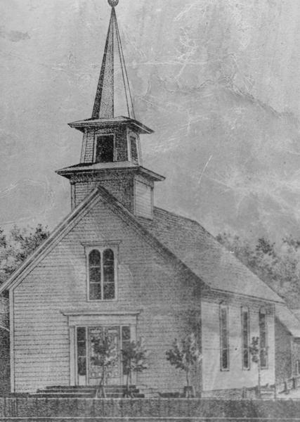 Methodist church on Barstow Street, built during the 1860's.
