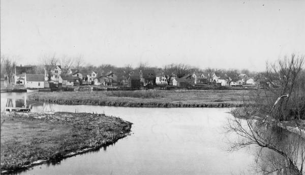 Site where the first French trading post in Wisconsin was built at the fork of the Fond du Lac River in 1787. The site is located near the city's gas plant on South Highway 23.