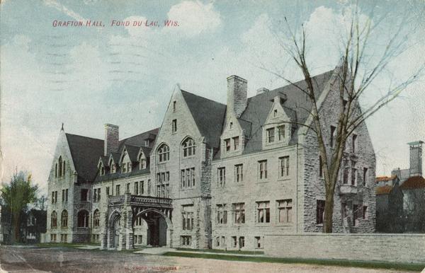 Caption reads: "Grafton Hall, Fond du Lac, Wis."