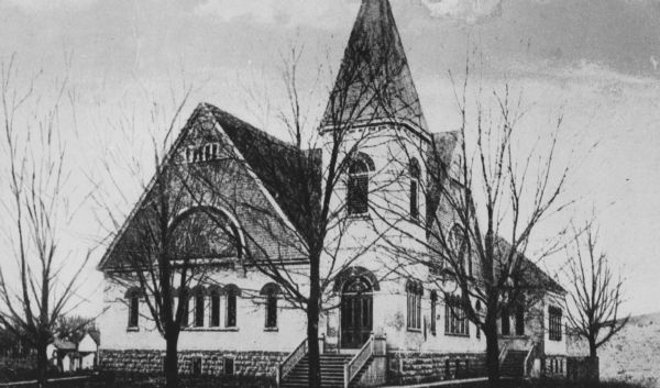 View of the First Methodist Church.