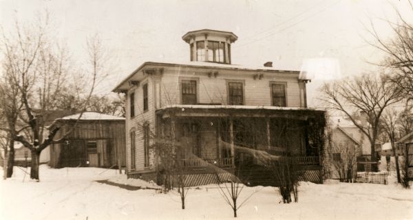 Page House, built in 1856 by Father McGee as a rectory for the Catholic Church.  The house stands on Second Street, overlooking the St. Croix River.