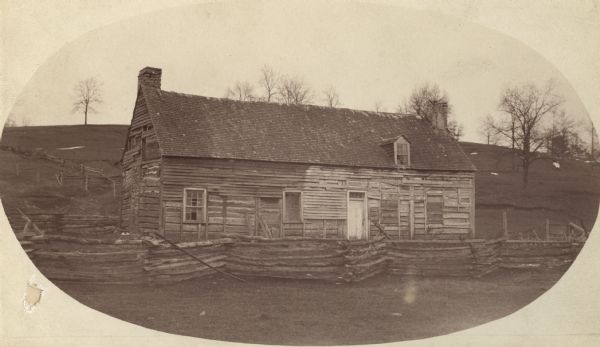 Ruins of the Ducharme/Grignon House in Kaukauna built during the French fur trade period of Wisconsin history. The left portion of the building was built as a trading post by French-Canadian Dominique Ducharme in 1791 and acquired by Augustin Grignon in 1813. Grignon added the right half of the house and resided there until completing a new house in 1838. Like most Wisconsin residents, Grignon was loyal to the British during the War of 1812 and he accompanied the forces that captured Fort Shelby at Prairie du Chien.    

Th Ducharnme/Grignon House was razed during the 1890s, the Grignon House, which still stands, is a museum.