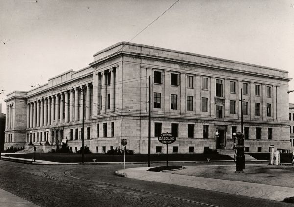 Third Kenosha Court House Photograph Wisconsin Historical Society