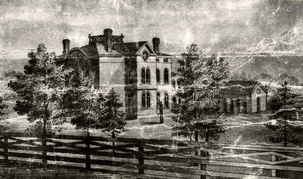 The Durkee house, residence of Charles Durkee.