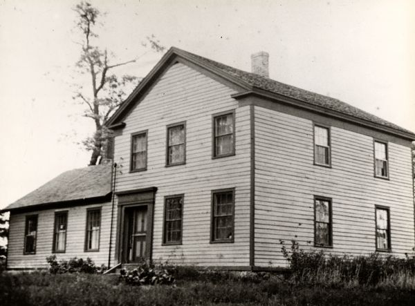 The Leet house, site of the first town meeting of the Township of Somers.