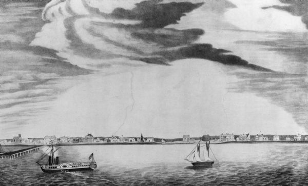 Lithograph of Southport.