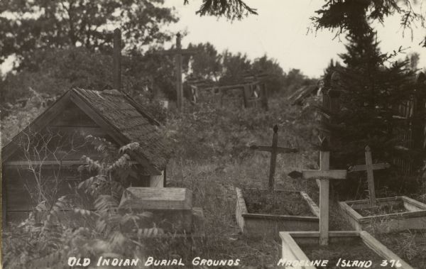 Burial grounds in La Pointe.