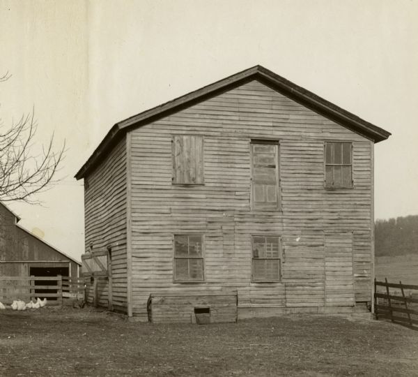 Building used as a lodging house for the First Territorial Legislature held in Belmont in 1836.