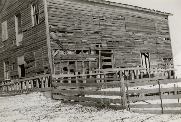 Building used as a lodging house for the First Territorial Legislature held in Belmont in 1836. 
