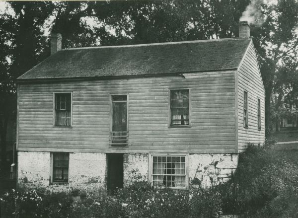 The Harris Cottage, north elevation, or rear of house.