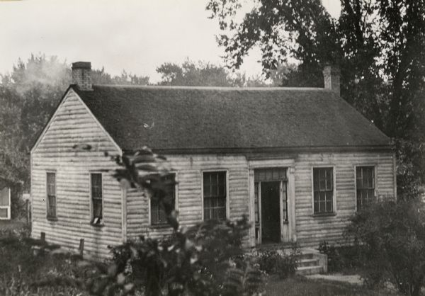 The Harris Cottage, south elevation, or front.