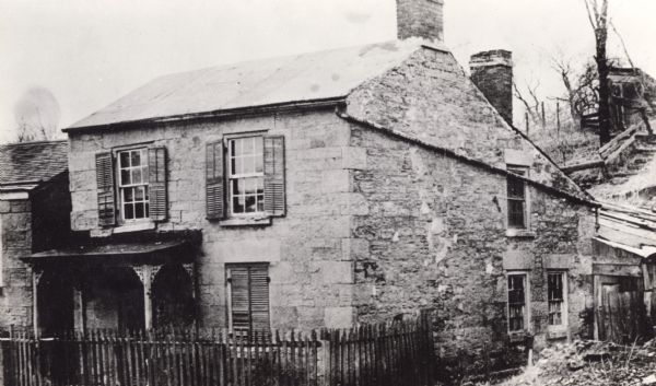 A Cornish miner's cottage on Shake Rag Street called Trelawny. The cottage was restored under the ownership of Robert M. Neal and is now used to serve Cornish meals to guests by special reservation.