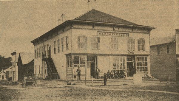 The hardware store opened and run by Joseph Rumenopp located on the corner of Central Avenue and East Second Street. The store was later sold to J.J. Williams and George Martin of Shawano.