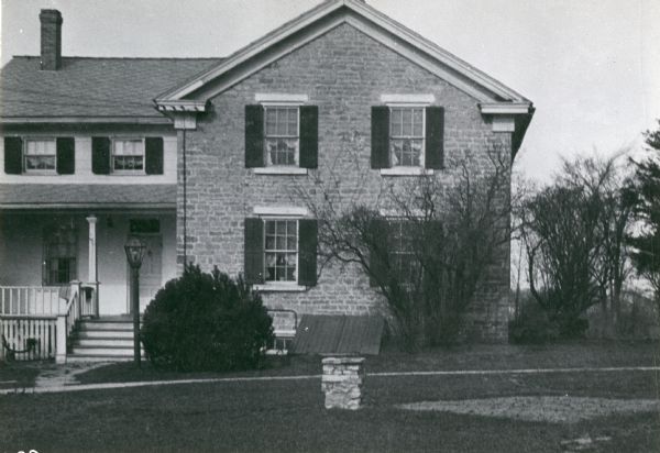 The east elevation of the home of Charles Miller.