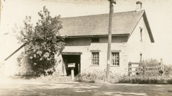 A blacksmith shop in what was formerly known as Pheasant Branch.
