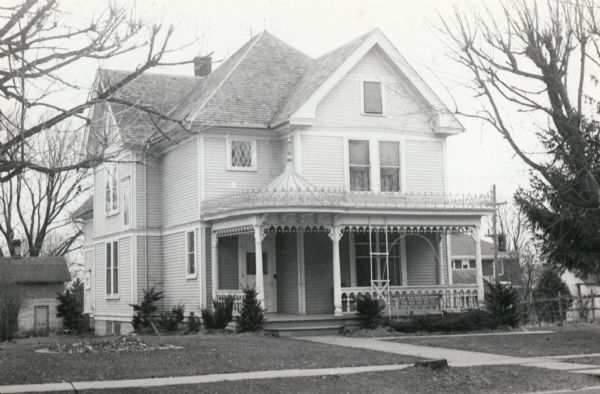 The Steinman residence, built in 1902, and owned by Christ Yuassi in 1950.