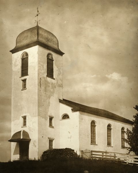 Swiss Reformed Church (second church), demolished in 1899.