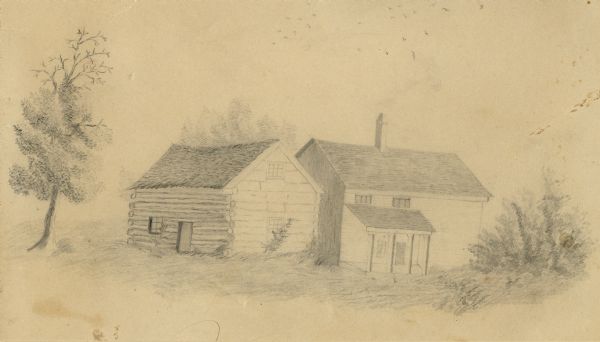 A sketch of the Stewart (I.N. Stewart?) home.