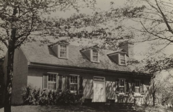 View of the Mitchell-Rountree house (the first).