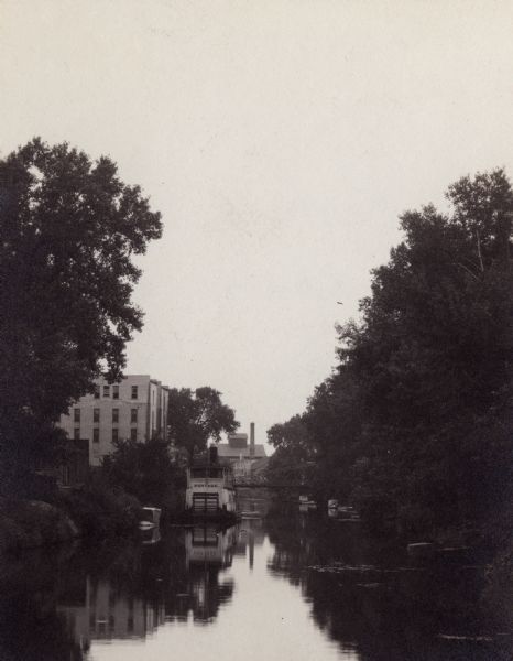 The Portage Canal, dug by hand in 1849 and completed in 1851. It was renovated by the Army Corps of Engineers after the Civil War.