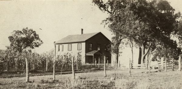 Indian Agency House before restoration.