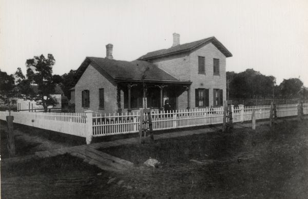 The Turner-Rusch house. Frederick Jackson Turner's family lived here until 1882 when it was purchased by the Rusch Family. Julia Rusch was later (1950) principal of Portage High School. The address of the house is 704 Cass St. It was located on the northwest corner of West Franklin Street and Cass Street. Julia Rusch was still living in the house in 1965.