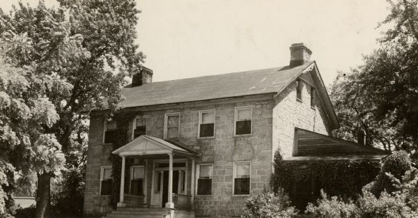 A view of the Brisbois house, owned by John Cornelius.