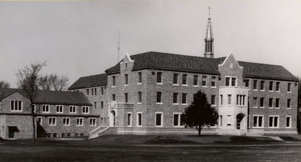 Campion Jesuit High School, Lawler Hall, finished in 1955.