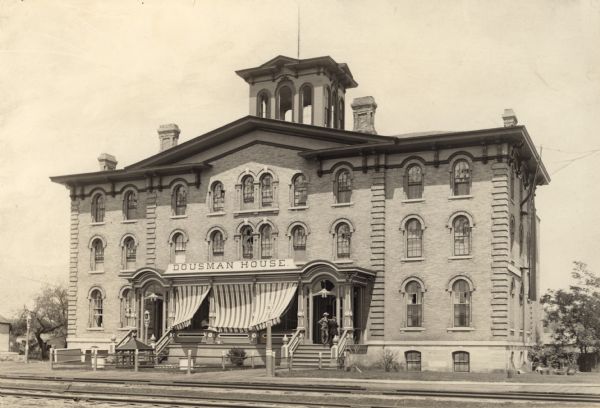 The Dousman Hotel, built about 1862.