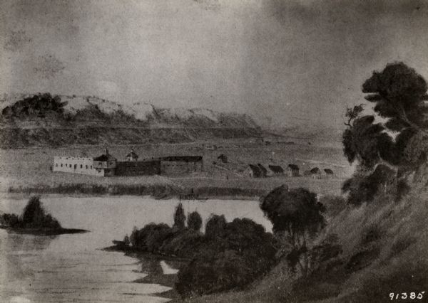 Fort Crawford (the original site, 1816-1831).