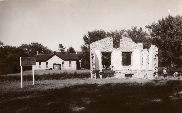 Ruins of Fort Crawford.