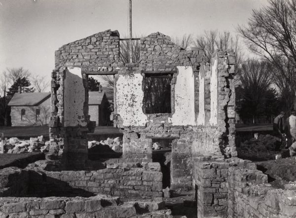 Ruins at Fort Crawford.