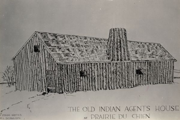 The old Indian agent's house.