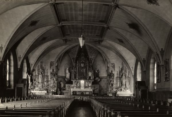 Interior, St. Gabriel's Church.