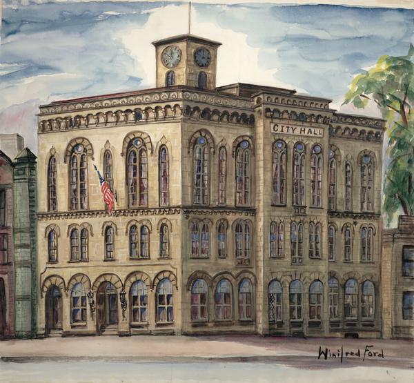 City Hall, located at 2 W. MIfflin Street, was built from 1856-1858. The architect was August Kutzbock.