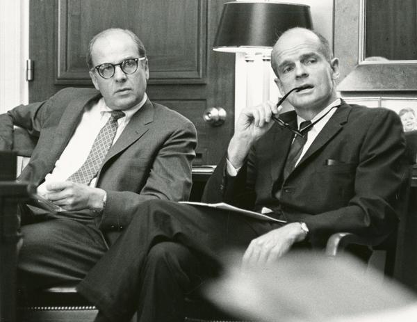Wisconsin's two Democratic senators, Gaylord Nelson and William Proxmire.