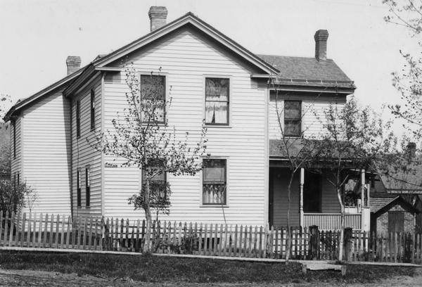 The Bauman house at 27 North Baldwin Street. The house was later occupied by the Herman Kroneberg family.