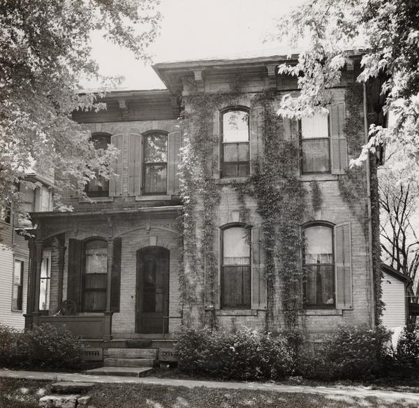 Exterior view of the home of Julia Barton at 14 South Broom Street.